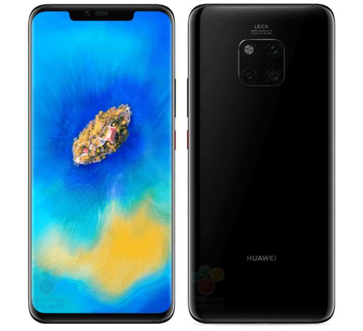 Huawei Mate 20 Pro With Triple Rear Cameras Tipped In Twilight