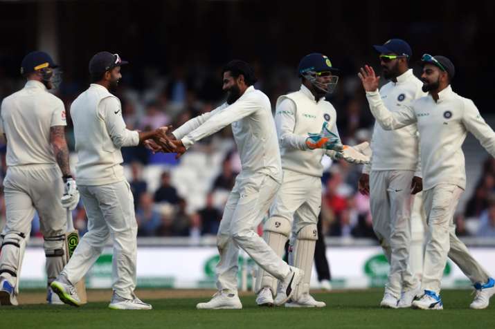 Image result for India vs England, Live Cricket Score, 5th Test Day 2 at The Oval: India vs England, Cricket Score Live Updates, 5th Test, Day 2: Hello and welcome to our live coverage of the India vs England fifth and final Test match at the Oval. Jos Buttler's 89-run knock powered England to 332 in their first innings against India at The Oval. That's the end of the sheer will and grit from the English lower order. They hung around long enough to frustrate the Indian bowlers. Broad's perseverance finally ended as he went for the big hit against Jadeja and ended up breaking the 98-run stand. Buttler looked to up the ante and managed to get a few in the middle as well. He too lost to Jadeja in the end. Another class innings from him meant Innings holds the steering wheel and they can steer this Test now. We will bring you all the live cricket scores, match updates and latest happenings during the match along with ball by ball commentary. Here you can get all the scores, updates and live cricket action.{LIVE SCORECARD}India vs England , Cricket Score 5th Test, Day 1: Broad strikes early after England post 332.