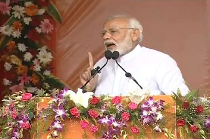 PM Modi addressed a public gathering in Talcher, Odisha.
