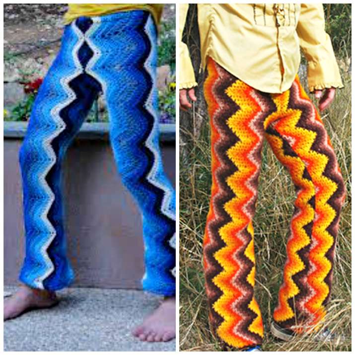 Winter 2018 Men’s Fashion: Crocheted pants for men is a fashion bizarre ...