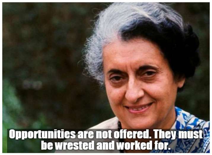 8 Inspirational quotes of Indira Gandhi on her 34th death anniversary ...