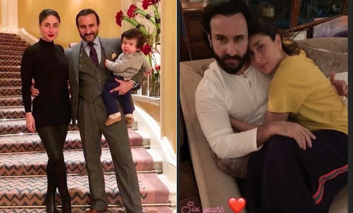 Saif Ali Khan Kareena Kapoor Khan Celebrate 6 Years Of Marriage