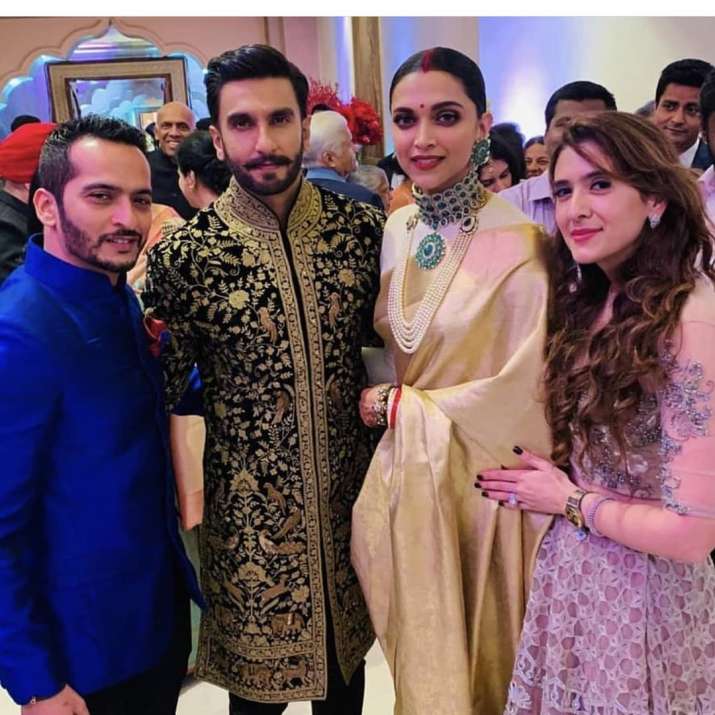 India Tv - Deepika Padukone and Ranveer Singh's royal Bengaluru reception