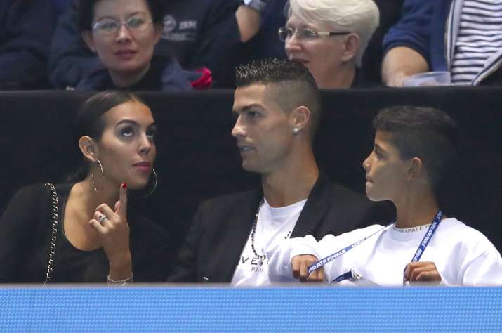 India Tv - Ronaldo was seen along with his partner Georgina and his son Cristiano Ronaldo Junior