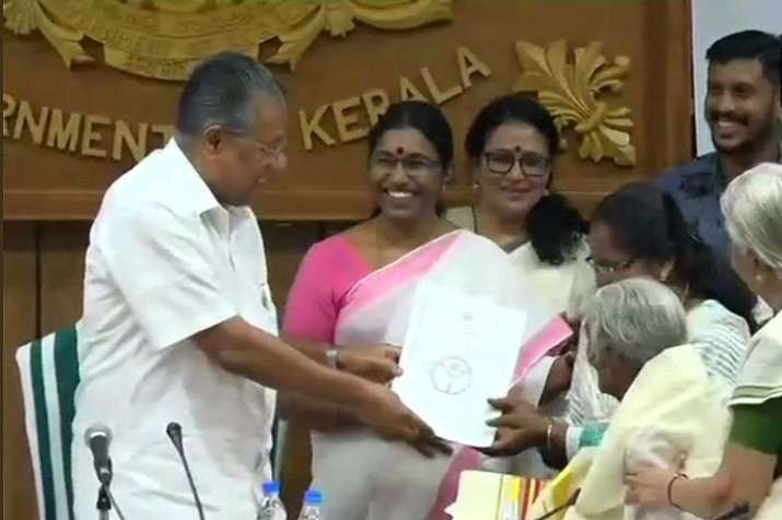 Karthyayani Amma scored 38 out of 40 in writing, and full