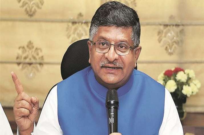 Union Law Minister Ravi Shankar Prasad