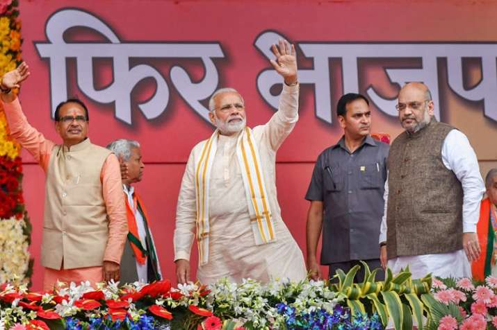 Top BJP leaders including Prime Minister Narendra Modi,