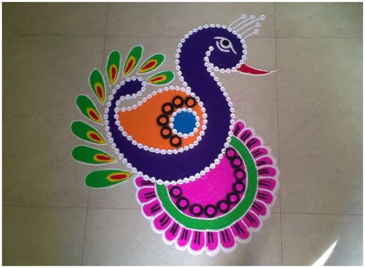 Download Beautiful Diwali Beautiful Easy Simple Rangoli Designs Images PNG