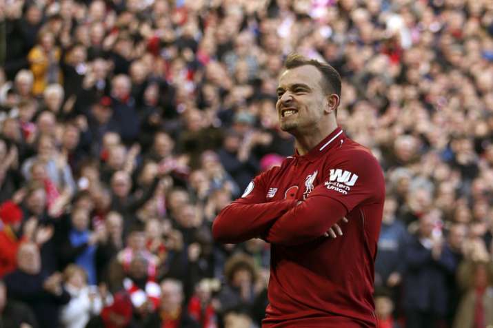 Liverpool's Swiss forward Xherdan Shaqiri tests positive ...