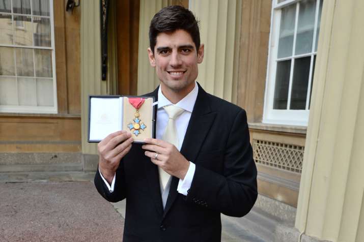 Image result for alastair cook received knighthood