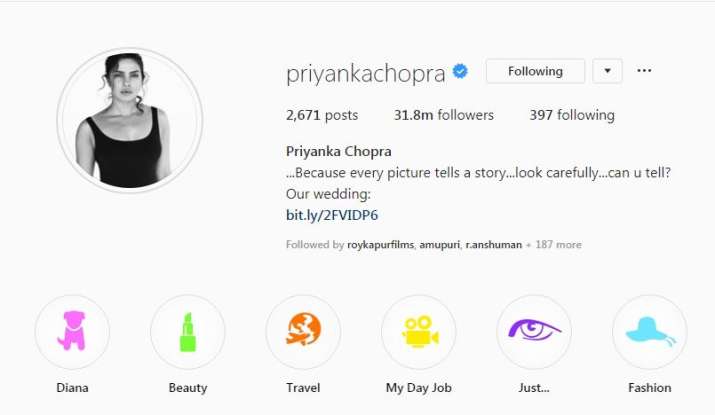 india tv priyanka chopra s instagram followers - most followed instagram celebs