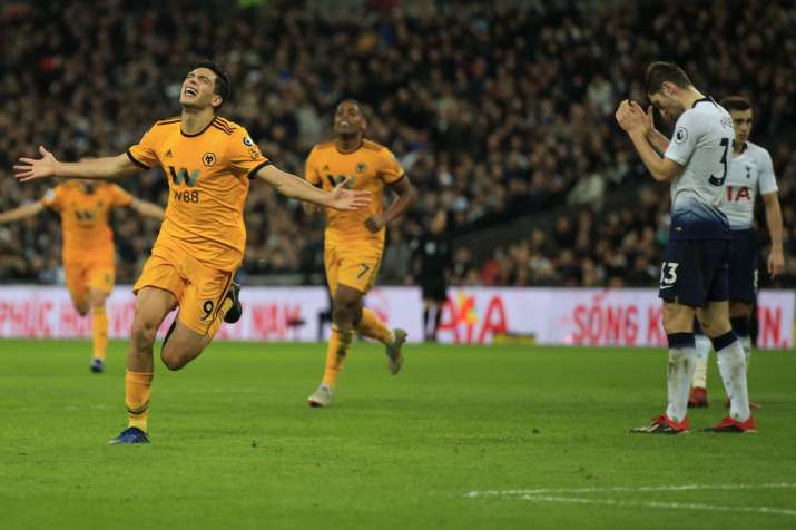 EPL: Wolverhampton shock title-chasing Tottenham with 3-1 win