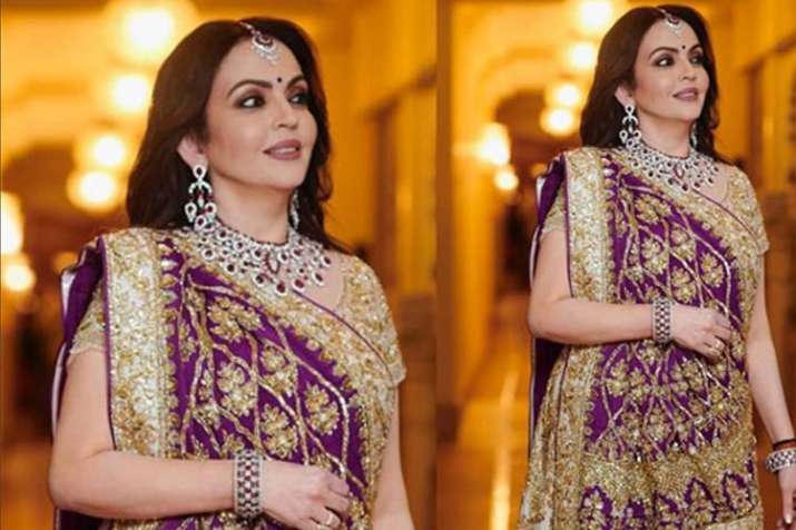 ambani wedding dress designer