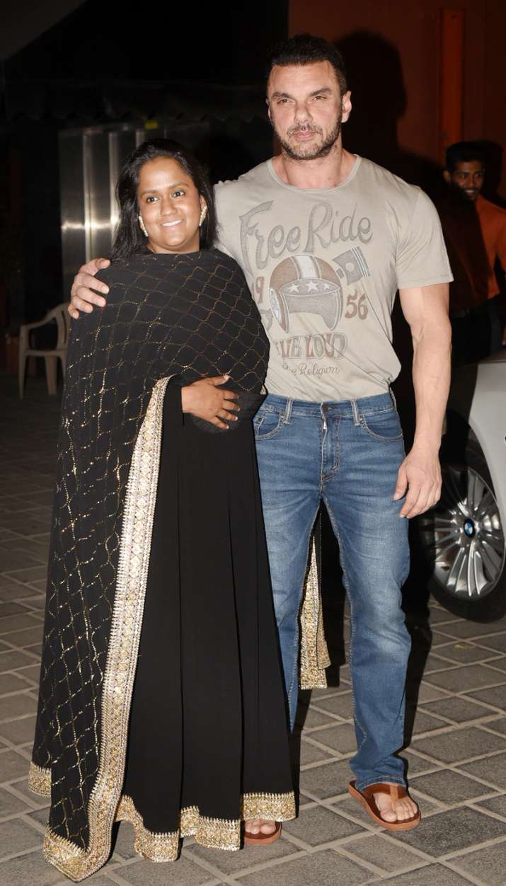 India Tv - Arpita Khan Sharma with Sohail Khan