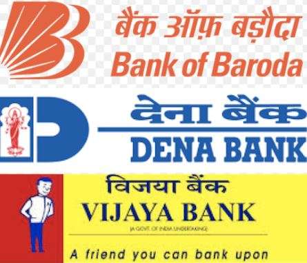 Day After Merger Shares Of Dena Bank Vijaya Bank Tank Bank Of Baroda Gains Business News India Tv