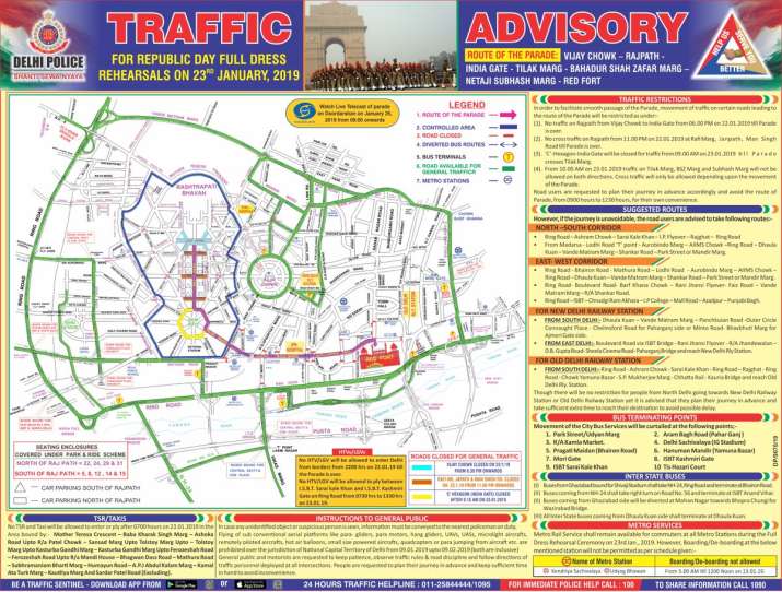 India Tv - Republic Day Parade: Full dress rehearsal on Wednesday, check traffic restrictions before leaving home