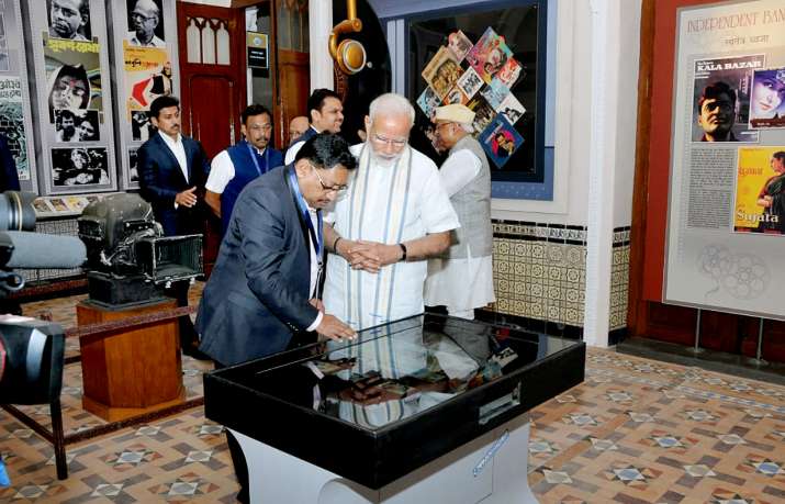 India Tv - Historical glimpse into 105-year Indian Cinema: PM Modi unveils first cinema museum, in pics