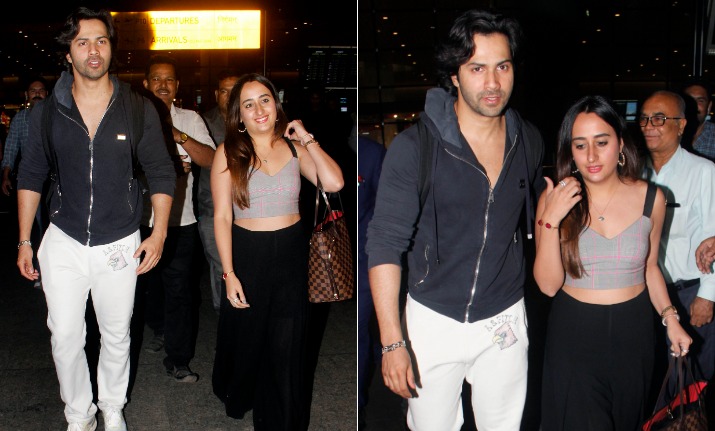 Lovebirds Varun Dhawan and Natasha Dalal are back in the bay after  celebrating New Year together. See pics | Celebrities News – India TV