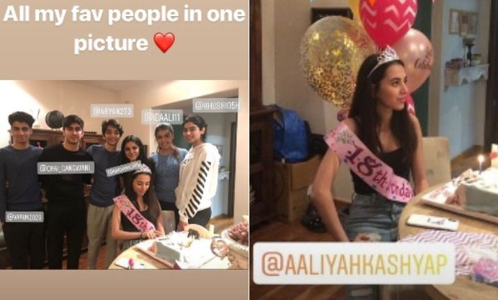 aaliyah kashyap birthday party