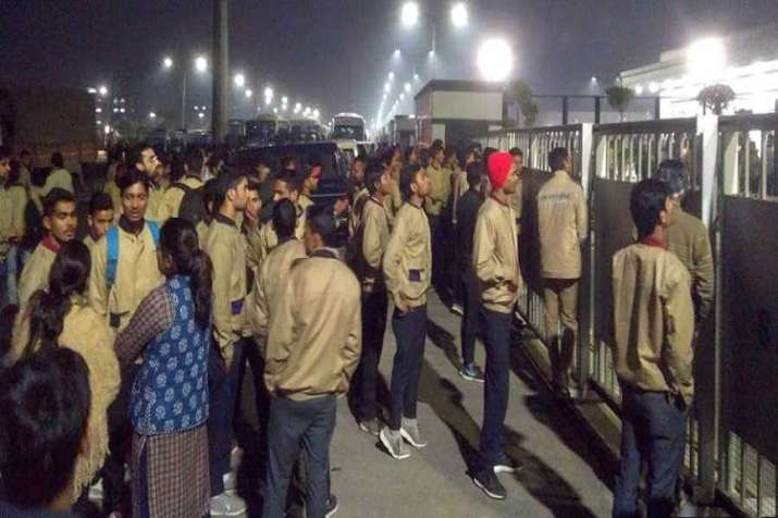 Workers protest
