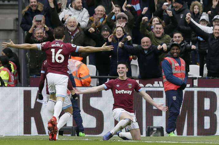 Premier League Declan Rice Strike Hands Arsenal Second Loss In Three