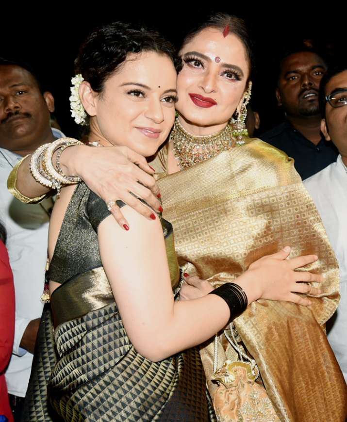 India Tv - Kangana and Rekha
