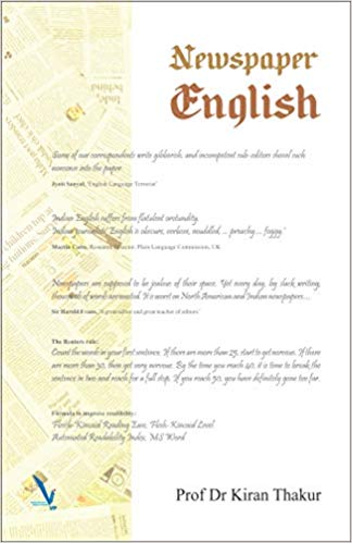 The cover of Newspaper English, written by veteran