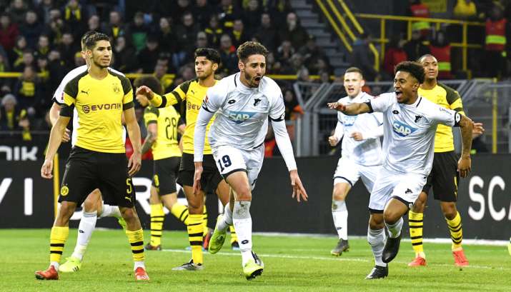 Bundesliga Borussia Dortmund Squander 3 Goal Lead To Draw Against Hoffenheim Soccer News India Tv