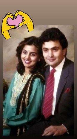 India Tv - Riddhima Kapoor shares adorable throwback picture of parents Neetu and Rishi Kapoor
