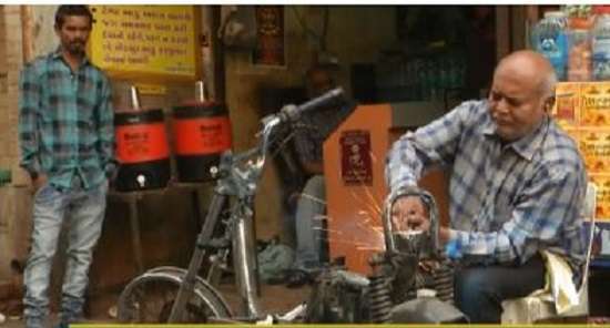 Vishnu Patel, 60-year-old Gujarat man, a Divyang, is known