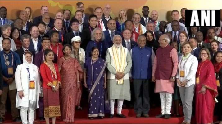 Prime Minister Narendra Modi interacted with foreign
