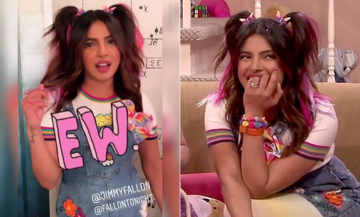 In Pics Priyanka Chopra Dons ‘high School Girl Avatar For Jimmy