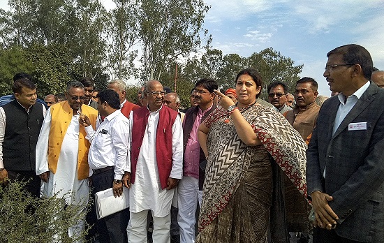 Union Textile Minister Smriti Irani during the 'Pradhan