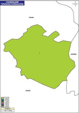 Map of Chandigarh