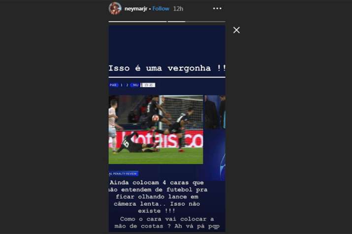 India Tv - Neymar Instagram story