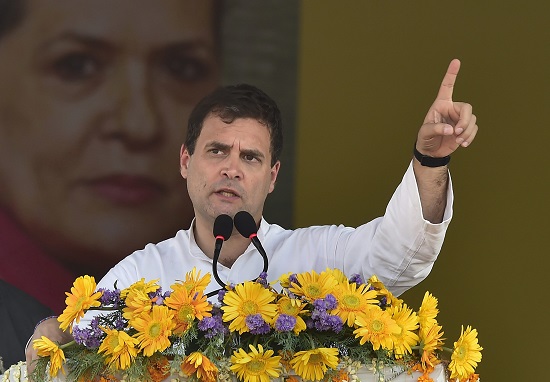 Congress president Rahul Gandhi