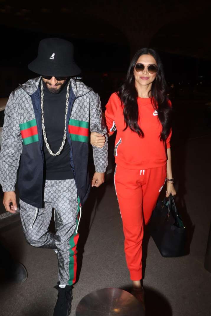 Deepika Padukone, Ranveer Singh leave for London to unveil her wax ...