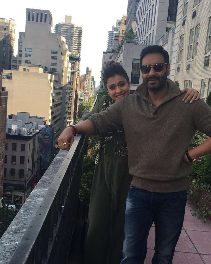   India Tv - Kajol continues to treat his fans of images and videos with the love of his life and her husband, Ajay Devgn 