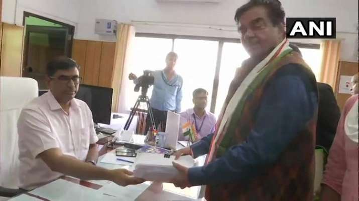 Shatrughan Sinha files nomination papers from Patna Sahib