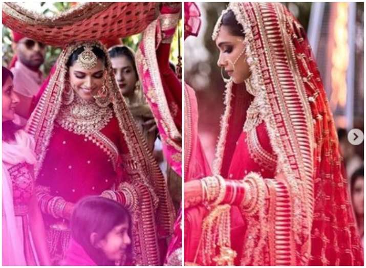 deepika padukone bridal lehenga