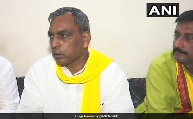 SBSP party chief and state minister Om Prakash Rajbhar