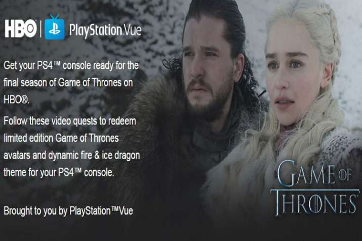 Sony PS4 gets free Game of Thrones Theme and Avatars in the US