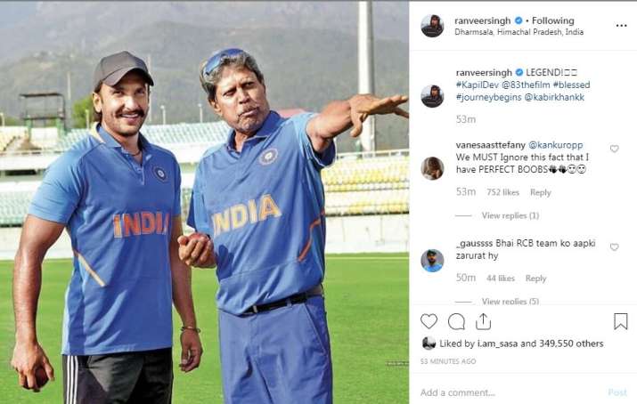 India Tv - Ranveer Singh's Instagram story