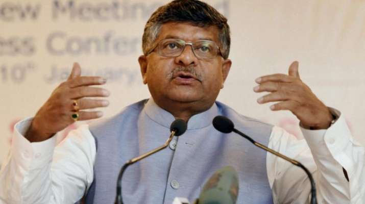 Law Minister Ravi Shankar Prasad