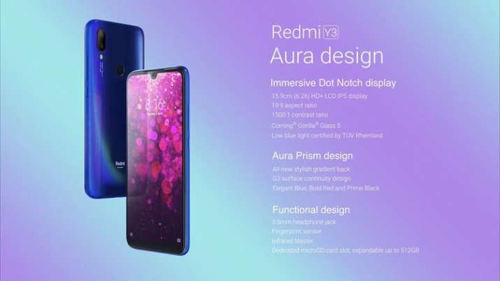 cost of redmi y3