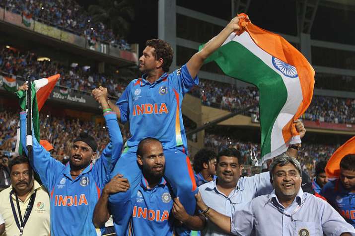 sachin tendulkar india jersey