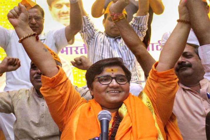 BJP candidate from Bhopal constituency Sadhvi Pragya Thakur