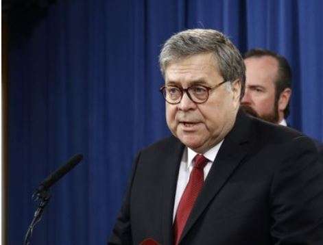 US Attorney General William Barr