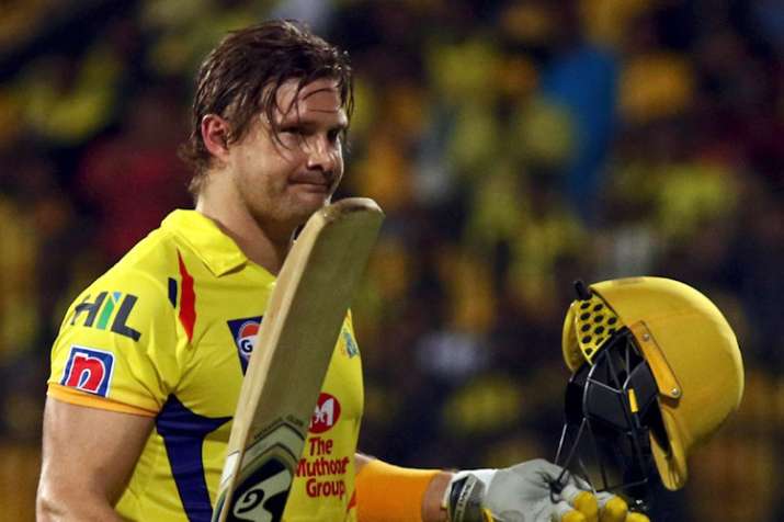 ipl 2019 csk vs srh i can t thank stephen fleming and ms dhoni enough for their belief in me says shane watson cricket news india tv ipl 2019 csk vs srh i can t thank