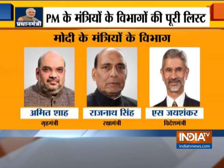 Modi Cabinet 2 0 Amit Shah Gets Home Nirmala Sitharaman Finance